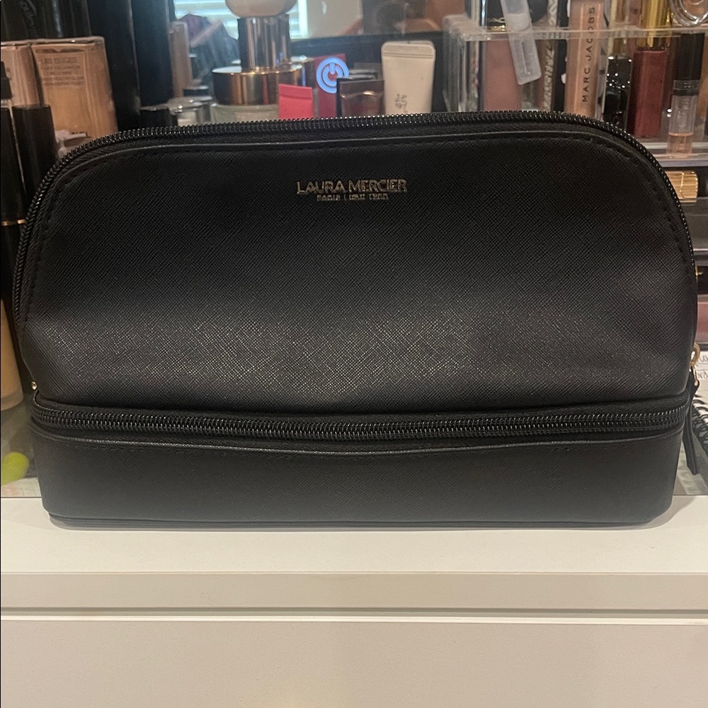 laura mercier Black Toiletry Travel Kit great for travel